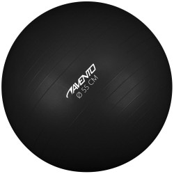 Avento fitnessbal 55 cm rubber zwart