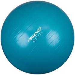 Avento fitnessbal 55 cm rubber blauw
