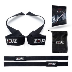 ZEUZ® 2 Stuks Lifting & Weightlifting Straps voor Fitness & Crossfit Krachttraining - Gewichichtheffen & Deadlift