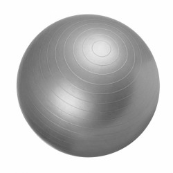Fitness bal Grijs 65 cm - inclusief pomp - belastbaar tot 500 kg